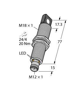 RU130U-M18ES-LU8X2-H1151 Part Image. Manufactured by Turck.