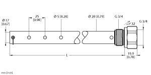 LSCT-51-0500 Part Image. Manufactured by Turck.