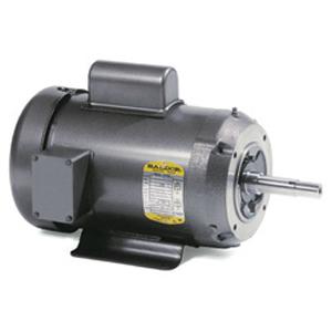 Baldor (ABB) WCL1511T Pump; 10HP; 215TCZ Frame Size; 3600 Sync RPM; 230 Voltage; AC; ODP Enclosure; NEMA Frame Profile; Single Phase; 60 Hertz; Foot Mounted; Base; 7/8" Shaft Diameter; 5-1/4" Base to Center of Shaft; 22.38" Overall Length; 83 Efficiency Full Load