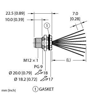 ERSBG-A8.800.4-2 Part Image. Manufactured by Turck.