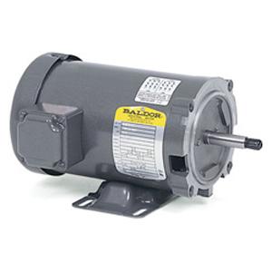 Baldor (ABB) CJM3115 Pump; 1HP; 56J Frame Size; 3600 Sync RPM; 230/460 Voltage; AC; ODP Enclosure; NEMA Frame Profile; Three Phase; 60 Hertz; Foot Mounted; Base; 5/8" Shaft Diameter; 3-1/2" Base to Center of Shaft; 12.34" Overall Length; 77 Efficiency Full Load