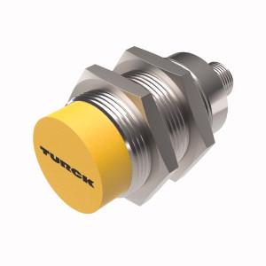 Turck TN-EM30WD-H1147-EX HF Read/Write Head, For Explosion Hazardous Areas or Areas with Extreme Requirements (e.g. Food Industry), Operating voltage 10…30 VDC, Non-flush, M30 × 1.5 threaded tube, Stainless steel 1.4404, Front cap made of liquid crystal polymer, High protection class IP69K for harsh environments, Special double-lip seal, Protection against all common acidic and alkaline cleaning agents, Suitable for applications in the food industry, Laser-engraved label, permanently legible, Powered and operated only v