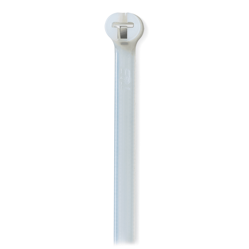 ABB Control TY26M TY26M ABB Control - Cable Tie, Natural Polyamide (Nylon 6.6) for Temperatures up to 85 Degrees Celsius (185 F) for Indoor Applications, UL/EN/CSA62275 Type 2/21 Rated for AH-2 Plenum, Length of 284.4mm (11.08 Inches), Width of 3.71mm (0.14 Inches), Thickness of 1.31mm (0.05 Inches), Tensile Strength Rating of 180 Newtons (40 pounds), Bulk Pack