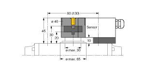 Turck BTS-DSU35-Z01 Accessories, Mounting Kit, , Mounting kit for larger rotary actuators:, Ø spacer plate and snap ring: max. 65 mm, Hole pattern on flange surface: 30 x 80 mm (30 x 130 mm), Connection shaft (shaft extension) height: 20 mm/Ø: max. 30 mm, Included in delivery:, 1 spacer plate 10 mm, 1 spacer ring 10 mm, Mounting the spacer plate:, 2 cylinder screws M5 × 22 [DIN 912‐A2], 2 lock washers A5 [DIN 137‐A2], Mounting the puck with spacer ring:, 1 countersunk screw M6 × 36 [DIN 7991-A2])