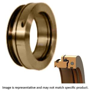 Garlock 29702-1102 Bearing Isolator; 7.25" Shaft Size; 9.438" Bore; 1.15" Width; 0.775" Flange Length; Bronze Stator/Rotor Material; FKM O-Ring Material; Graphite Filled PTFE Unitizing Ring Material; -22 to 400 Degree F Temperature; GUARDIAN-SPLIT Style Name