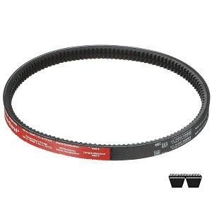 Gates 2/5VX500 V-Belt; 5VX Series; Banded Cogged Belt Style; 50" Belt Outside Length; 1-1/4" Belt Width; 2 Bands; Polyester Tensile Material; Rubber Outer Material