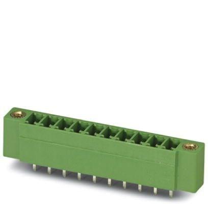 Phoenix Contact 1843318 PCB headers, nominal cross section: 1.5 mmÂ², color: green, nominal current: 8 A, rated voltage (III/2): 160 V, contact surface: Tin, type of contact: Male connector, number of potentials: 11, number of rows: 1, number of positions: 11, number of connecti