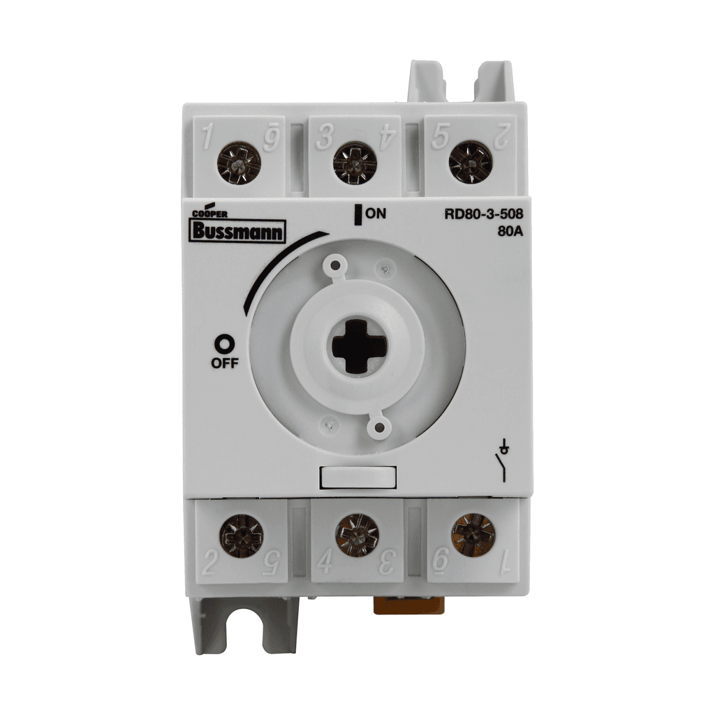 Cooper Bussmann RD80-3-508 RD80-3-508 Cooper Bussmann - Eaton Bussmann series non-fused rotary disconnect switch