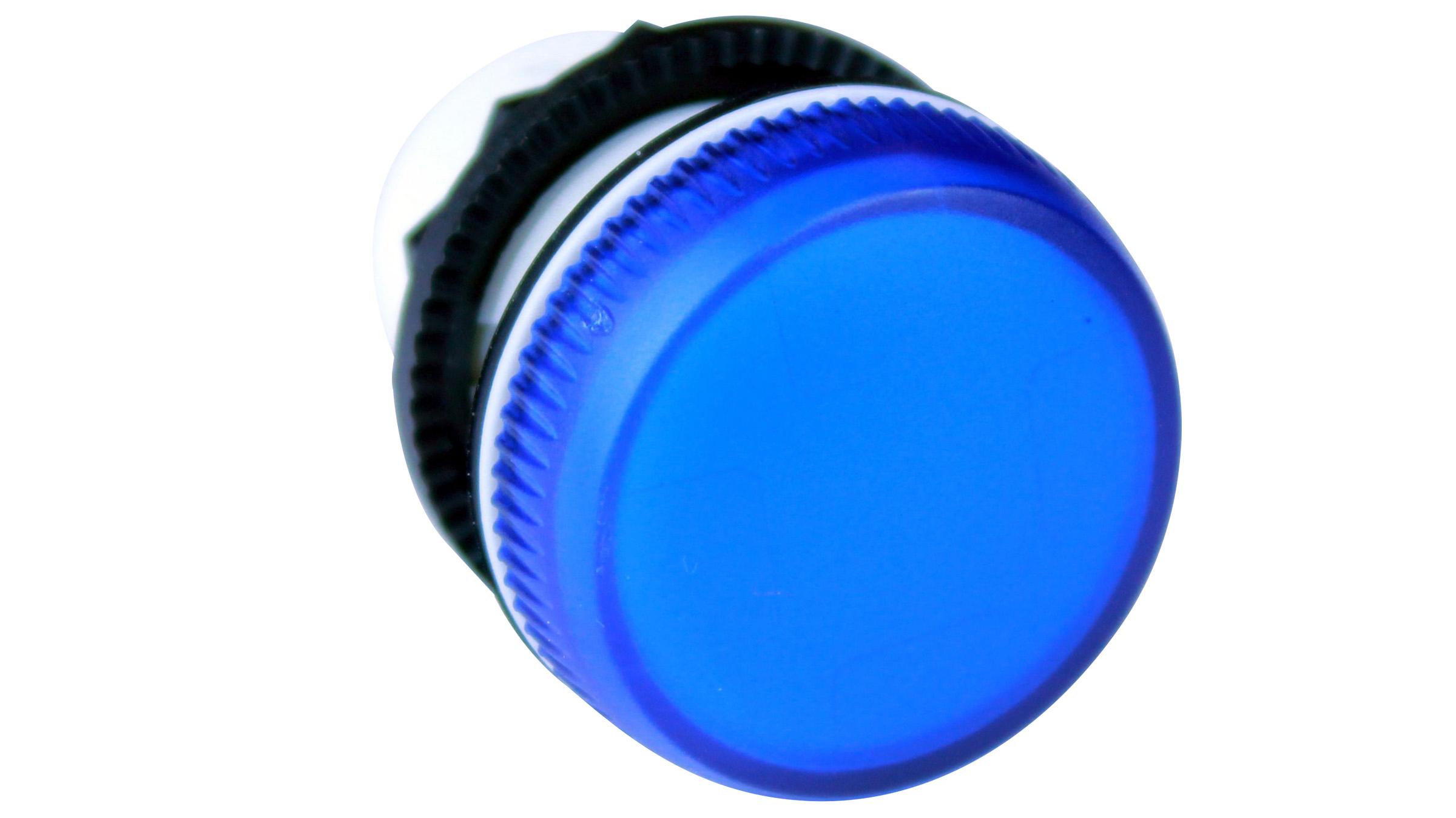 Sprecher + Schuh D7P-P6PN7W Sprecher + Schuh D7P-P6PN7W - D7 22mm Indicator Light, Plastic, Diffuser Lens, Blue, 240V AC Clear LED, Plastic Latch, Operator Only, UL Type 4/4X/13, IP66