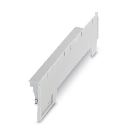 Phoenix Contact 2202622 DIN rail housing, 8U L design, Housing cover, width: 20.94 mm, height: 114.1 mm, depth: 30.1 mm, color: light grey (7035)