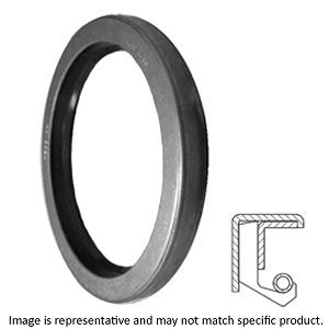 Garlock 21702-1993 2.687" Shaft Dia; 3-1/2" Housing Bore; 3/8" Nominal Width; PTFE Lip; Solid Seal; 3/8" Actual Width; Spring Loaded; 1 Sealing Lips; Carbon Steel Garter Lip Retainer; Steel Case; 62 Seal Design Code