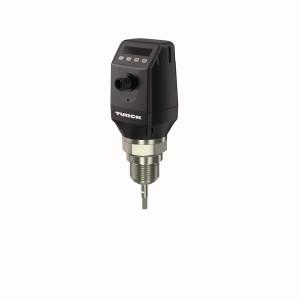 Turck LS-534-0000-LIU24PN8X-H1181 Level Sensor, With Analog Output and 4 ×  Switching Outputs, , Multiple output signals: one system for both level detection and continuous level monitoring, Low maintenance and quick commissioning without calibration, High flexibility due to cutable probe, Compact, rotatable display housing ensures easy installation, Small inactive areas, ideal for small containers, Process temperature to 212 °F, Process pressure up to 145 psi, Coaxial tubes available for non-metallic tanks, IO-Link 1.1, , 12…30