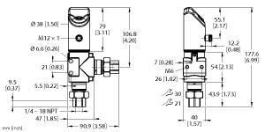 PS326-010D-02-LI2UPN8-H1141 Part Image. Manufactured by Turck.