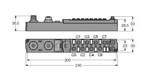 SDPB-0800D-1008 Part Image. Manufactured by Turck.