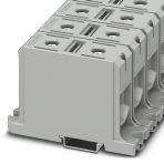 Phoenix Contact 1086498 High-current terminal block, Terminal block for aluminum and copper conductors (AL-CU), nom. voltage: 1000 V, nominal current: 290 A, connection method: Screw connection, number of connections: 2, number of positions: 1, cross section: 35 mm² - 150 mm², A