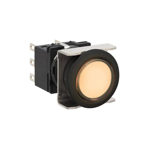 Idec LB6L-A1T64W LB 16mm Illuminated PB DPDT W, Sleek flush mount design,  Standard bezel with 16mm hole size also available,  Bright LED illumination,  27.9mm depth behind the panel,  3PDT contact block available,  5A contact ratings,  IP65 degree of protection,  Metalli