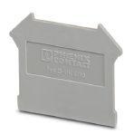 Phoenix Contact 3003020 End cover, length: 42.5 mm, width: 1.8 mm, height: 35.9 mm, color: gray
