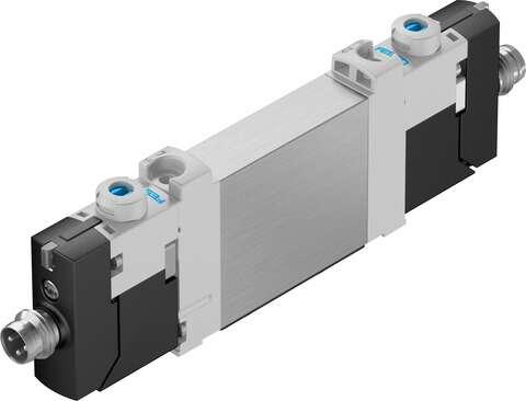 Festo 8042558 solenoid valve VUVG-BK10-T32C-AT-F-1R8L-S Valve function: 2x3/2 closed, monostable, Type of actuation: electrical, Valve size: 10 mm, Standard nominal flow rate: 160 l/min, Operating pressure: 1,5 - 7 bar