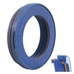 Garlock 29507-5576 Bearing Isolator; 1.375" Shaft Size; 1.75" Bore; 0.626" Width; 0.375" Flange Length; Glass Filled PTFE Stator/Rotor Material; FDA Compliant FKM O-Ring Material; -22 to 400 Degree F Temperature; ISO-GARD Style Name