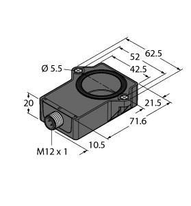 RI90P2-QR20-LU4X2-H1141 Part Image. Manufactured by Turck.