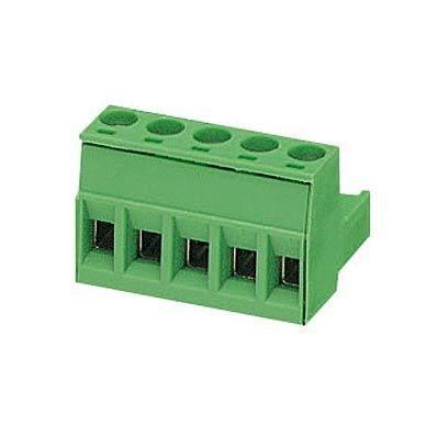 Phoenix Contact 1757048 PCB connector, nominal cross section: 2.5 mmÂ², color: green, nominal current: 12 A, rated voltage (III/2): 320 V, contact surface: Tin, type of contact: Female connector, number of potentials: 5, number of rows: 1, number of positions: 5, number of conne