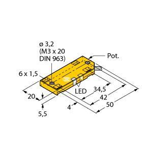 BC10-QF5.5-AP6X2 Part Image. Manufactured by Turck.