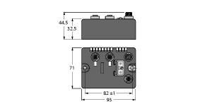 BLCDN-2M12S-2AI-PT Part Image. Manufactured by Turck.