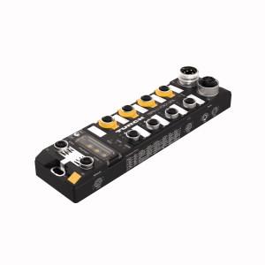 Turck TBPN-L1-FDIO1-2IOL Compact PROFIsafe / PROFINET Block I/O Module, Safe Digital Inputs and Outputs, Standard Universal Digital Channels, IO-Link Master Ports, , PROFINET slave, Integrated Ethernet switch, 100 Mbps supported, 2 × M12, 4-pin, D-coded Ethernet fieldbus connection, Glass fiber reinforced housing, Shock and vibration tested, Fully potted module electronics, Protection classes IP65, IP67, IP69K, 7/8, 5-pin connectors for power supply, ATEX Zone 2/22, Two secure digital SIL3-inputs, Two secure digital SIL