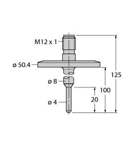 TP-504A-TRI1.5-H1141-L100 Part Image. Manufactured by Turck.