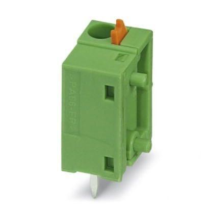 Phoenix Contact 1790377 PCB terminal block, nominal current: 17.5 A, rated voltage (III/2): 630 V, nominal cross section: 1.5 mmÂ², number of potentials: 1, number of rows: 1, number of positions per row: 1, product range: FFKDS(A)/V2, pitch: 7.62 mm, connection method: Push-in 