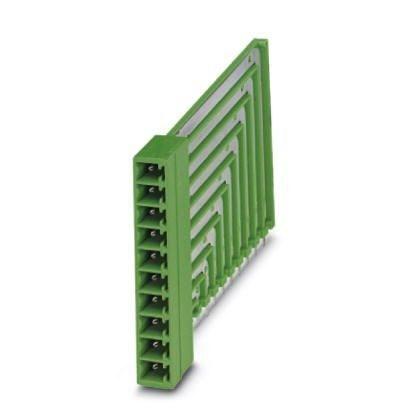 Phoenix Contact 1861662 PCB headers, nominal cross section: 1.5 mmÂ², color: green, nominal current: 8 A, rated voltage (III/2): 160 V, contact surface: Tin, type of contact: Male connector, number of potentials: 4, number of rows: 1, number of positions: 4, number of connection