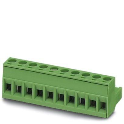 Phoenix Contact 1757190 PCB connector, nominal cross section: 2.5 mmÂ², color: green, nominal current: 12 A, rated voltage (III/2): 320 V, contact surface: Tin, type of contact: Female connector, number of potentials: 20, number of rows: 1, number of positions: 20, number of con