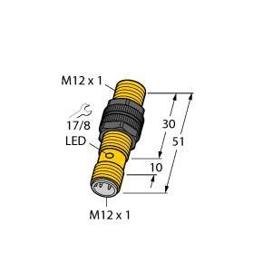 NI4-S12-AP6X-H1141 Part Image. Manufactured by Turck.