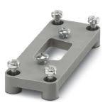 Phoenix Contact 1661312 D-SUB adapter plate, for one D-SUB connector, no. of positions 9, housing series HC-D 15...