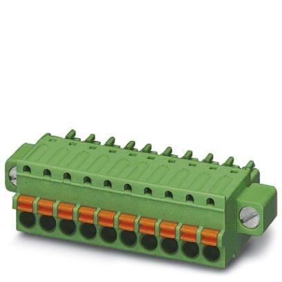 Phoenix Contact 1940130 PCB connector, nominal cross section: 1.5 mmÂ², color: green, nominal current: 8 A, rated voltage (III/2): 160 V, contact surface: Tin, type of contact: Female connector, number of potentials: 6, number of rows: 1, number of positions: 6, number of connec