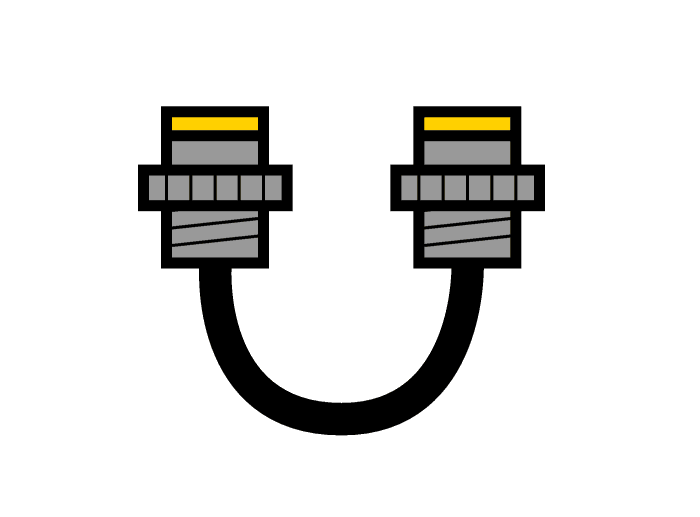 Turck FKSDD RJ45SF 44/ST Panel Feed-through Receptacle, Female Receptacle to Female Receptacle, , Straight Female M12 eurofast Receptacle, Right Angle Female RJ45 Receptacle