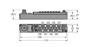 Turck SCOL-0404D-0003 piconet Coupling Module for CANopen, 4 Digital PNP Inputs Filter 3 ms, 4 Digital Outputs 0.5 A, , Configuration interface, Configurable functions, Supported via I/O‐ASSISTANT 2, Direct connection to the fieldbus, Direct connection to the IP link, Fibre-glass reinforced housing, Encapsulated module electronics, Metal connector, Degree of protection IP67