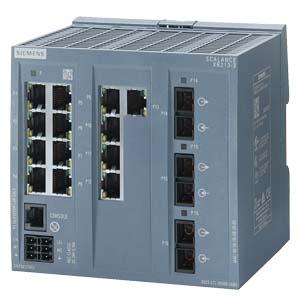 Siemens 6GK5213-3BD00-2AB2 SCALANCE XB213-3 managed layer 2 IE switch 13x 10/100 Mbps RJ45 ports, 3x MM FO SC port 1x console port, diagnostics LED, redundant power supply, IEC 62443-4-2 certified; temperature range 0 °C to +60 °C; mounting onto standard rail; default PROFINET