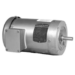 Baldor (ABB) VSWDM3542-5 AC Motor; 3/4HP Power; 575VAC at 60HZ Voltage; 3 Phase; 1800RPM Speed; 56C Frame; TENV Enclosure; Footless; C-Face; Stainless Steel Housing; 11.06" Length