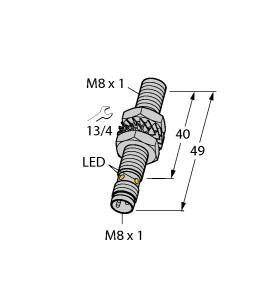 BI2U-EG08-AP6X-V1131 Part Image. Manufactured by Turck.