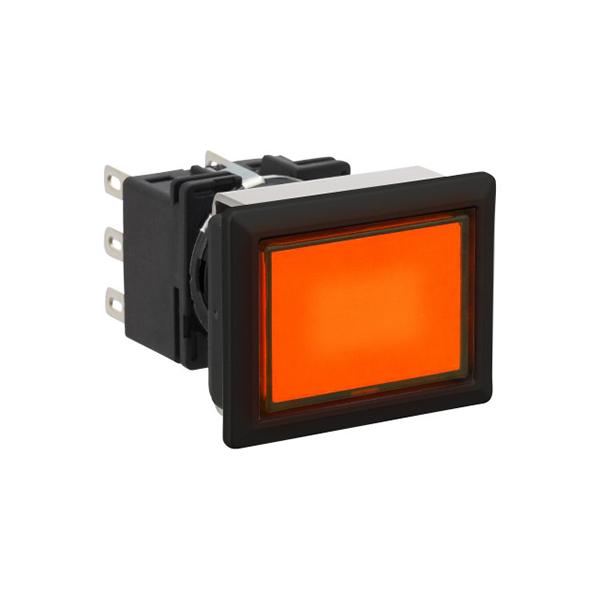 Idec LB8L-M1T64A LB 16mm Illuminated PB DPDT A, Sleek flush mount design,  Standard bezel with 16mm hole size also available,  Bright LED illumination,  27.9mm depth behind the panel,  3PDT contact block available,  5A contact ratings,  IP65 degree of protection,  Metalli