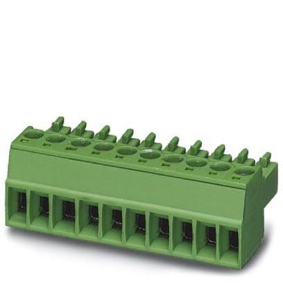 Phoenix Contact 1840379 PCB connector, nominal cross section: 1.5 mmÂ², color: green, nominal current: 8 A, rated voltage (III/2): 160 V, contact surface: Tin, type of contact: Female connector, number of potentials: 3, number of rows: 1, number of positions: 3, number of connec