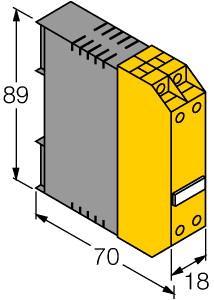 Turck MK35-11EX0-LU/24VDC Analog Signal Isolator, 1-channel, , Input circuit: 0/2 …10 VDC, Output circuit: 0/2…10 VDC, intrinsically-safe, Galvanic separation of input circuits, output circuits and power supply, Intrinsically safe input circuits EEx ia, Application area acc. to ATEX: II (1) GD