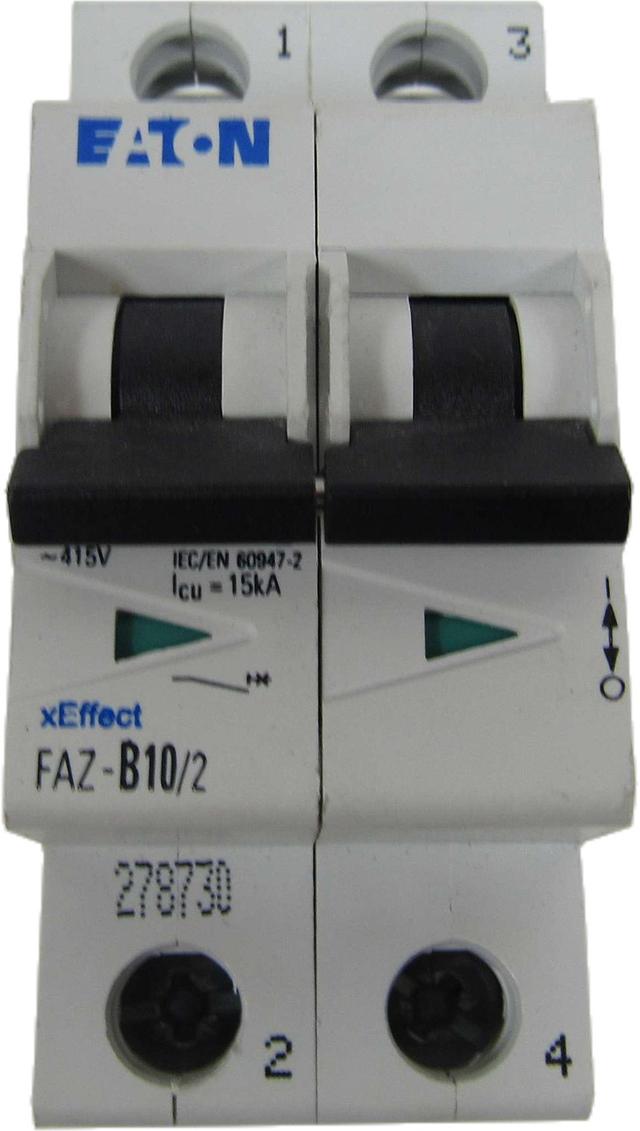 FAZ-B10/2 Part Image. Manufactured by Eaton.