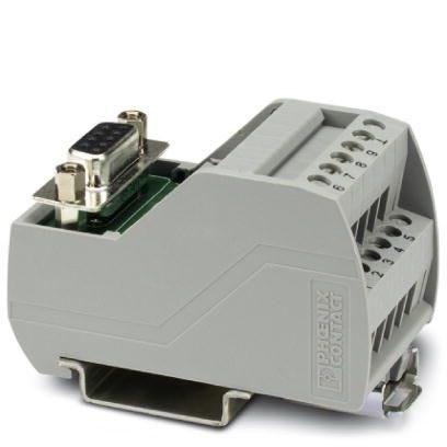 Phoenix Contact 2315162 VARIOFACE module, with screw connection and female D-subminiature socket strip, for mounting on NS 35 rails, 9-pos.