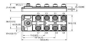 TBIL-M1-16DXP-B Part Image. Manufactured by Turck.