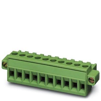 Phoenix Contact 1805314 PCB connector, nominal cross section: 2.5 mmÂ², color: green, nominal current: 12 A, rated voltage (III/2): 320 V, contact surface: Tin, type of contact: Female connector, number of potentials: 3, number of rows: 1, number of positions: 3, number of conne