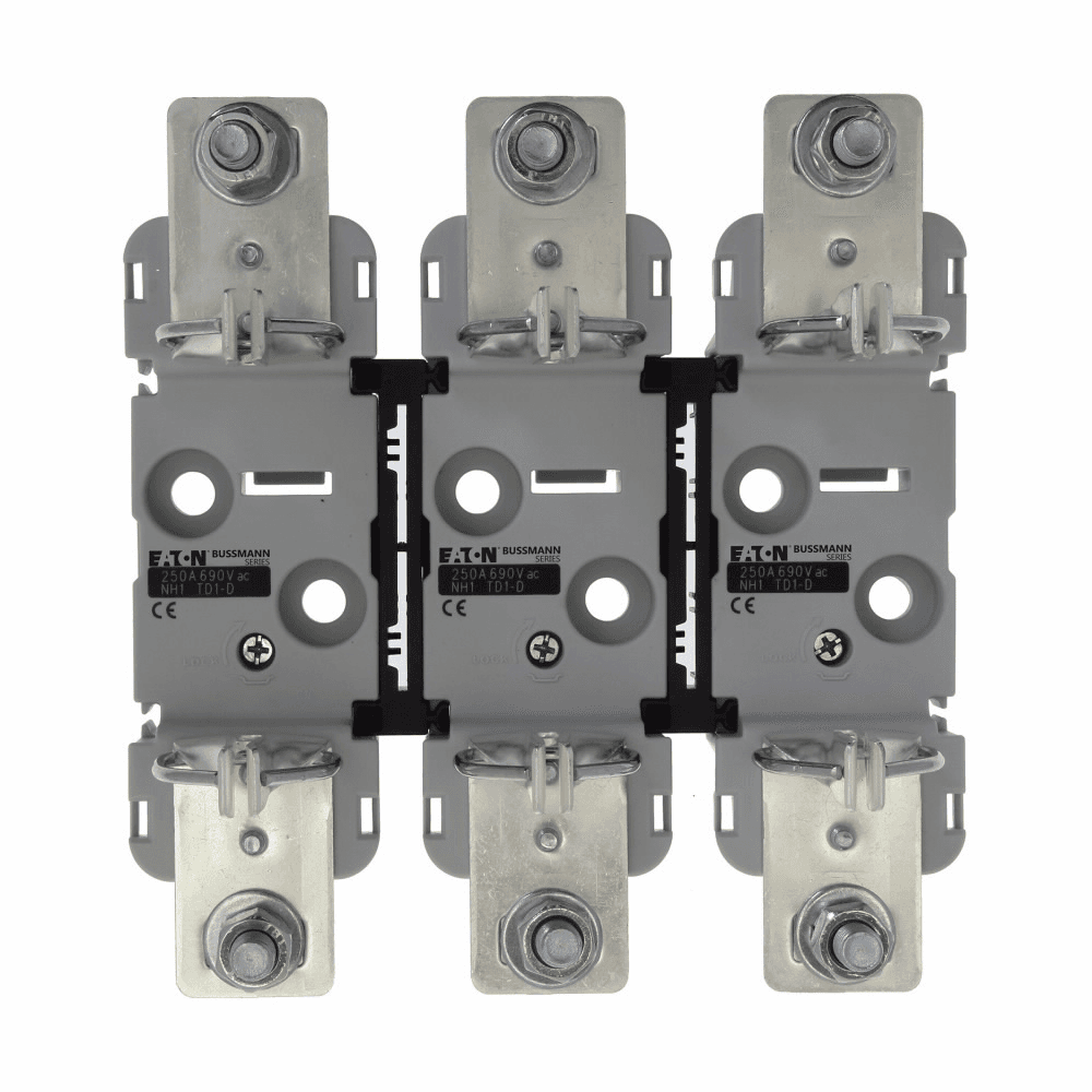 Cooper Bussmann TD1-D TD1-D Cooper Bussmann - Eaton Bussmann series NH bases triple pole base, 690V, 250A, Low voltage, Thermoplastic body