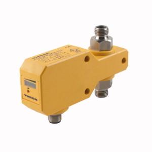 Turck FCI-D10A4P-AP8X-H1141 Flow Monitoring, Inline Sensor with Integrated Processor, Inline sensor, Flow sensor for liquid media, Calorimetric principle, Adjustment via potentiometer, LED band, Operating range 0.1…6 l/min, DC 3-wire, 19.2…28.8 VDC, NO contact, PNP output, Connector device, M12 × 1