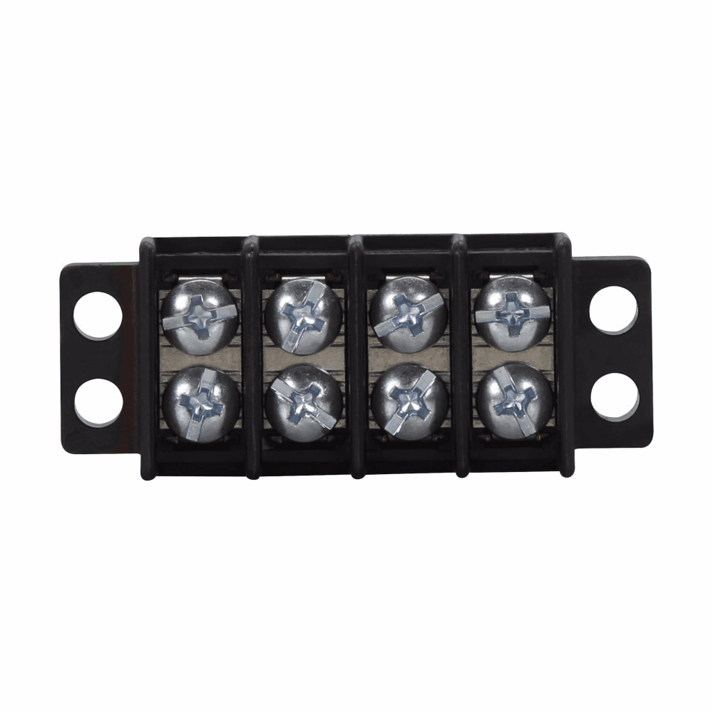 Cooper Bussmann TB100-1200 TB100-1200 Cooper Bussmann - Eaton Bussmann TB100 series panel mount terminal block connector, Breakdown voltage 3600V, 300V, 30A, Barrier, Twelve-pole, Black - TB100-1200